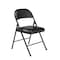 National Public Seating Commercialine Folding Chair, Vnyl, Blk, PK4 950 - alternate 1